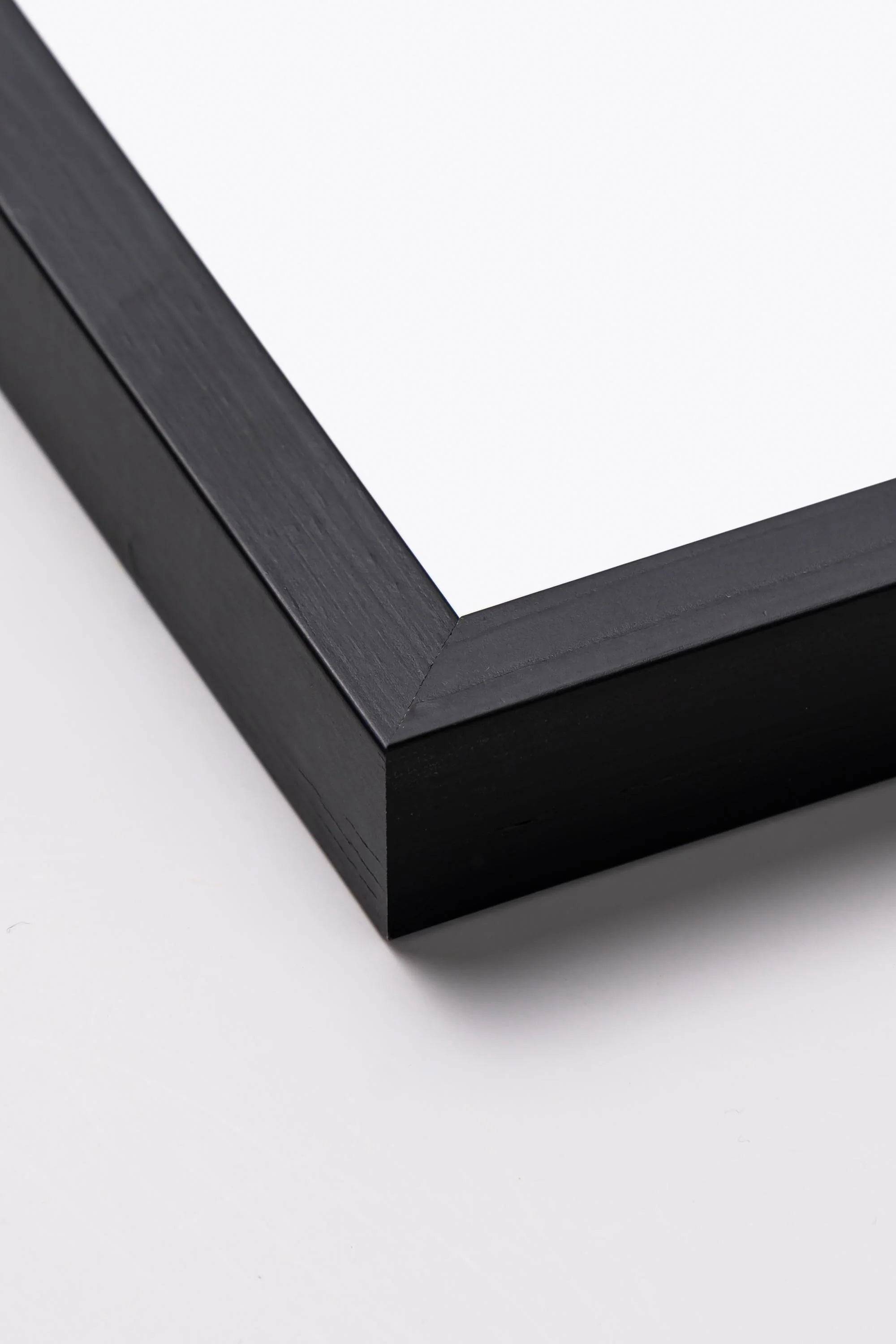 Svart Träram - 30x40 cm / 12x16″