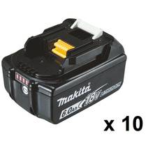 Makita BL1860B Batteri 18V 6.0Ah (10-pack)