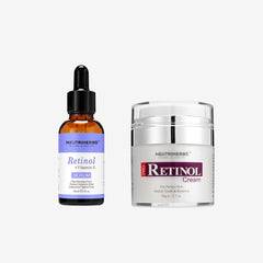Retinol Kit (Serum + Cream) - Anti-age hudvårdskit från Neutriherbs, 100% vegansk och Cruelty Free