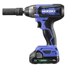 HiKOKI 18V Cordless Impact Wrench Maximum Torque Storage Battery x 1 Charger with Case 162N m 2.0Ah FWR18DF(BG) blå