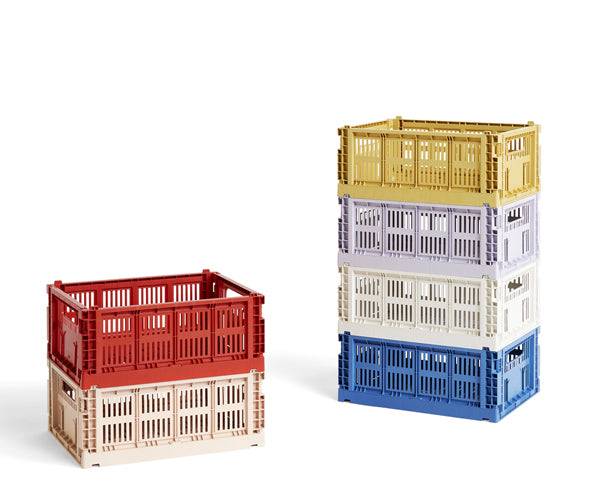 HAY Colour Crate - Medium - Powder.