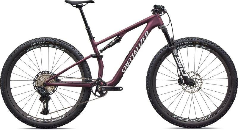 EPIC 8 EXPERT DI2 - Satin Bordeaux Metallic / White (XS)