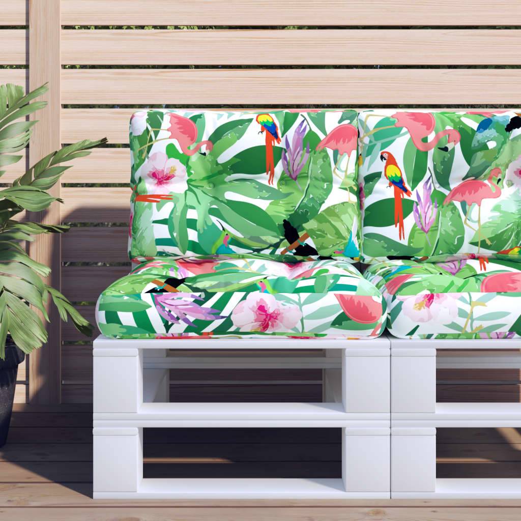Pallehynder Stof - Flerfarvet / 60 x 60 x 12 cm