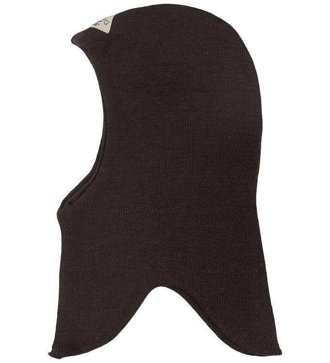Racing Kids Balaklava - Ull/Bomull - Dubbel - Dark Brown - Racing Kids - 3-9 mån (62-74) - Balaklava - Dubbel