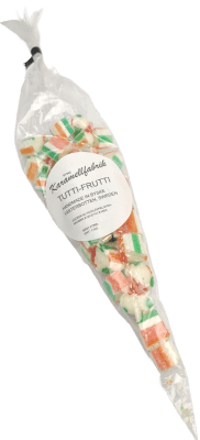 Byske Karamellfabrik - Godisstrut 110g (Smak: Tutti-Frutti)