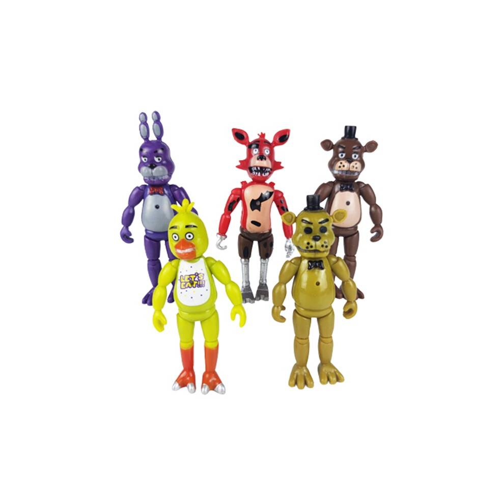 (5pcs )Set Fnaf Action Figure Security Breach Five Nights At Freddys Action Figure Toy