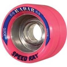 Speed Ray 62mm Roller Skate Wheels- Hot Pink