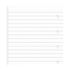 Filofax Mini anteckningsblad linjerade 30st/fp