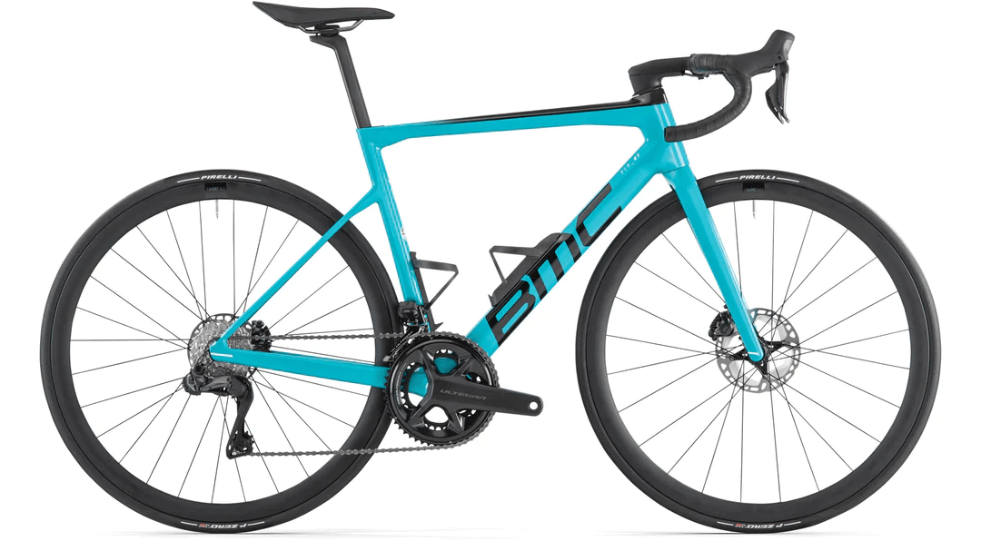 BMC Teammachine SLR FIVE 2023 - Shimano 105 Di2 2x12sp - Mavic Open Disc - 020 / 54 / turquoise / black
