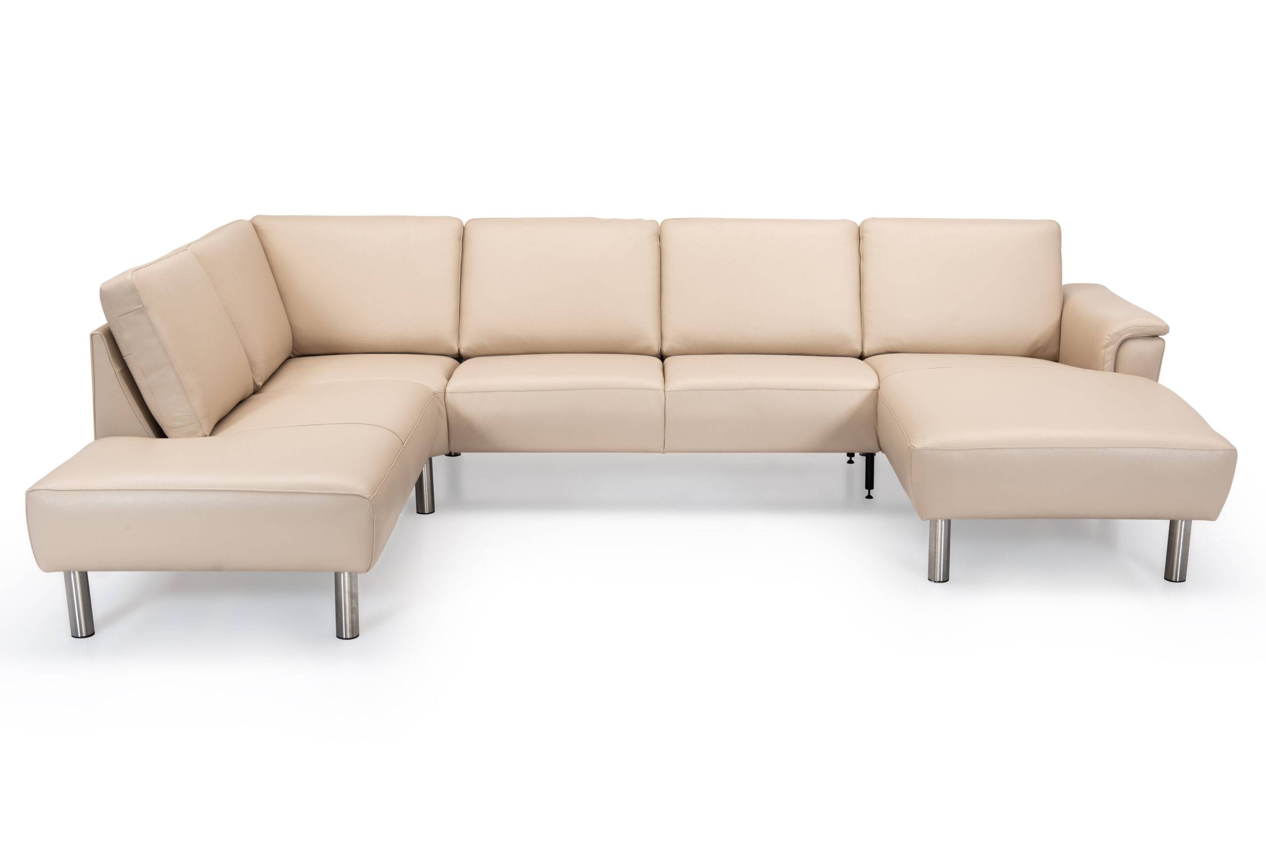 Hjort Knudsen - Napoli U-sofa - Ægte læder - Soleda