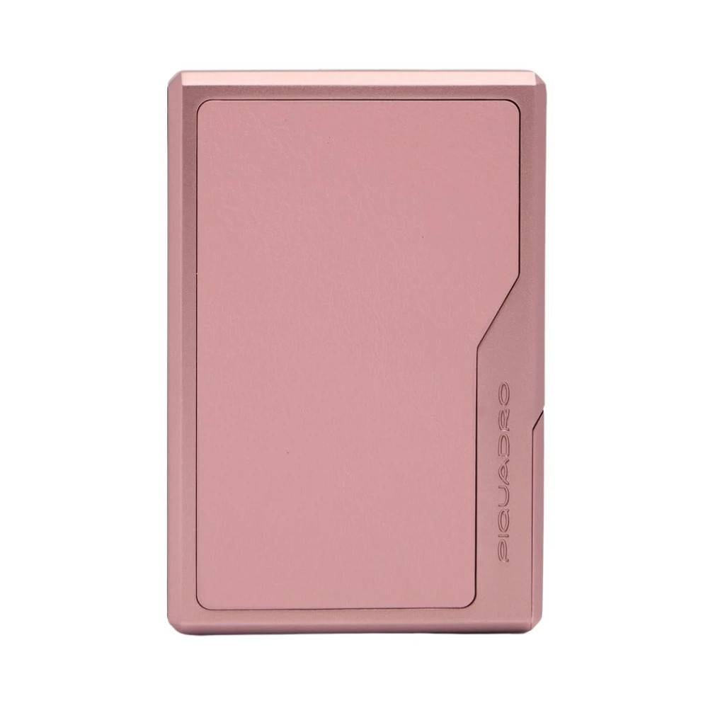 Piquadro - MagSafe korthållare i metall och läder med RFID-skydd Accessoarer - Dam - ONE Size - Läder
