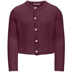 Kids Only Cardigan - Strik - Noos - KogPiumo - Mauve Wine - Kids Only - 9-10 år (134-140) - Cardigan