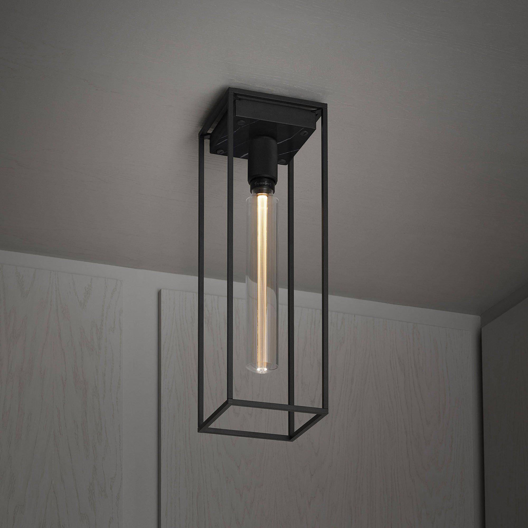 Caged Ceiling Light / Large - BPCCLBLACK.