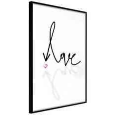 Inramad Poster / Tavla - Where is the Love? - 30x45 Svart ram