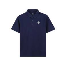 Timberland unisex för barn. T60437 Marinblå kortärmad polotröja (8años= 126cm), Casual, Bomull, Kort ärm, Marino, barnmode (8años= 126cm)