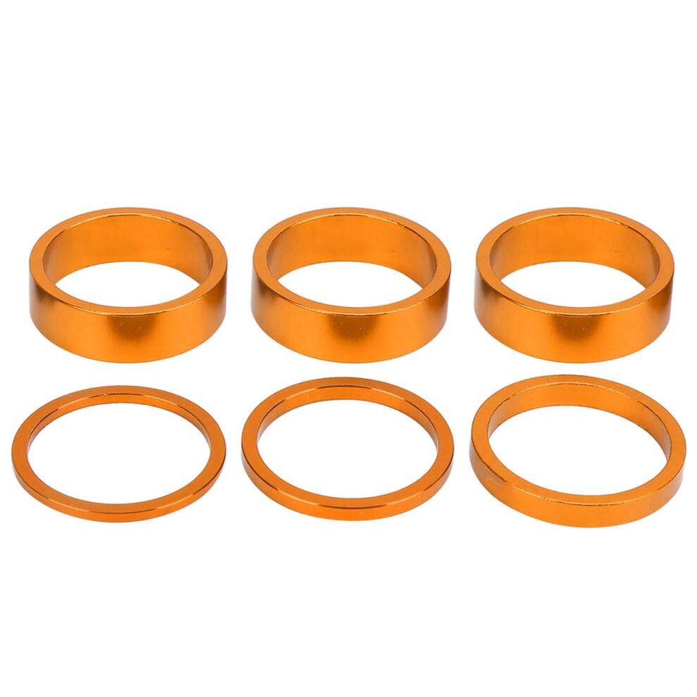 Cykel headset-afstandsstykke, aluminiumslegering, let og holdbar headset-frempindsforgaffelskive til 1 1/8 tommer gevindløs forgaffel, universel