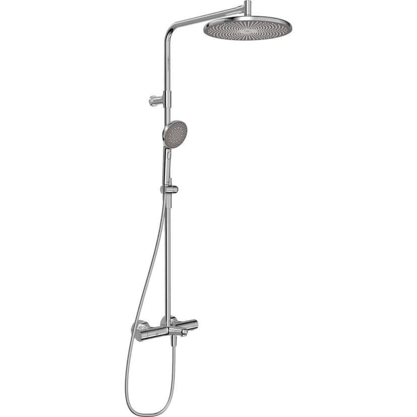 Takduschset Oras Aurelia Round med Badkarsblandare 150 cc