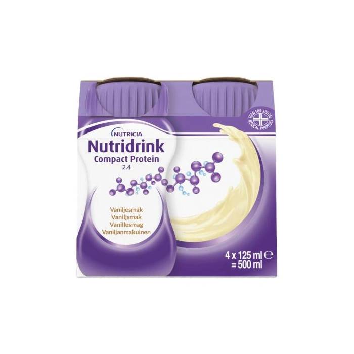Nutridrink Compact Protein Vanilje - 4 x 125 ml