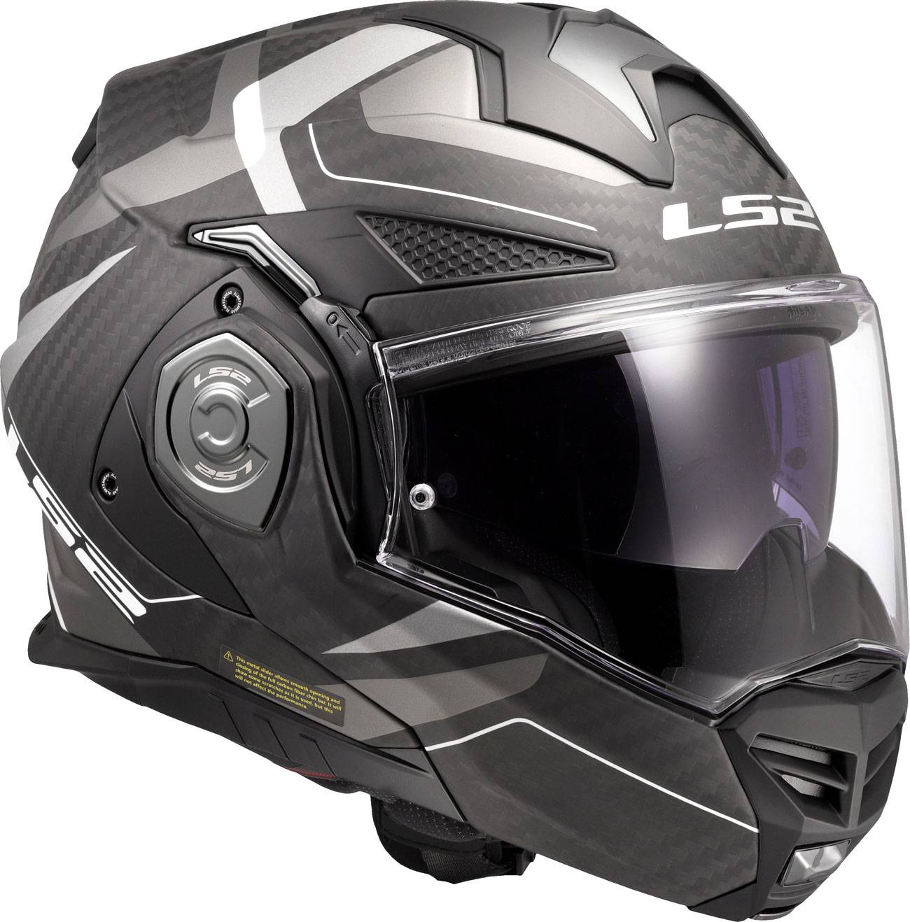 LS2 FF901 Advant X Carbon Horizon, Modulær hjelm