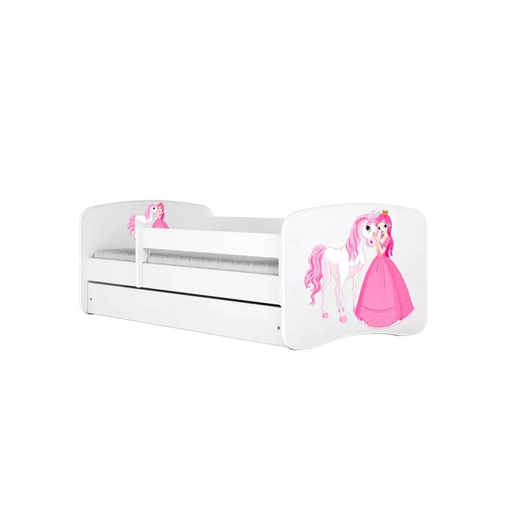 Säng med madrass och låda 140x70 BABY DREAMS Princess