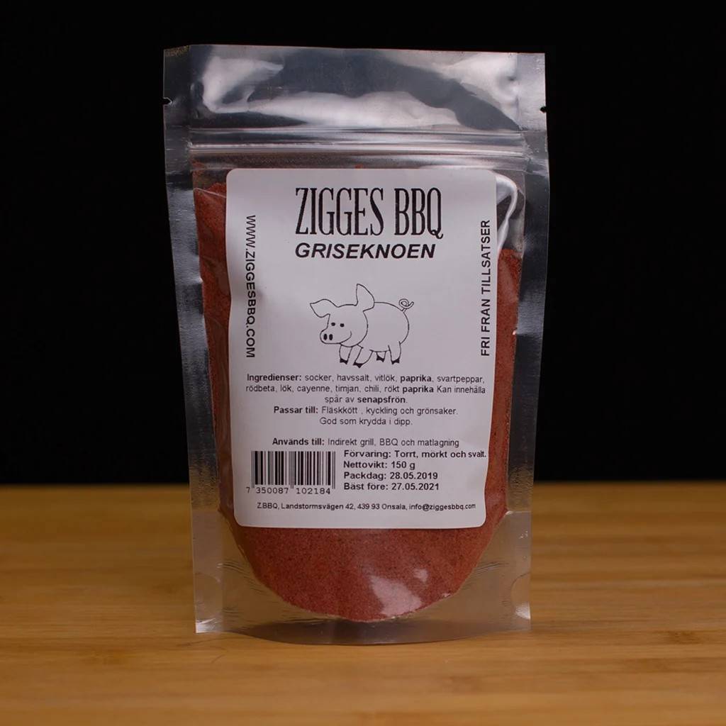 Zigges bbq Griseknoen påse 150g