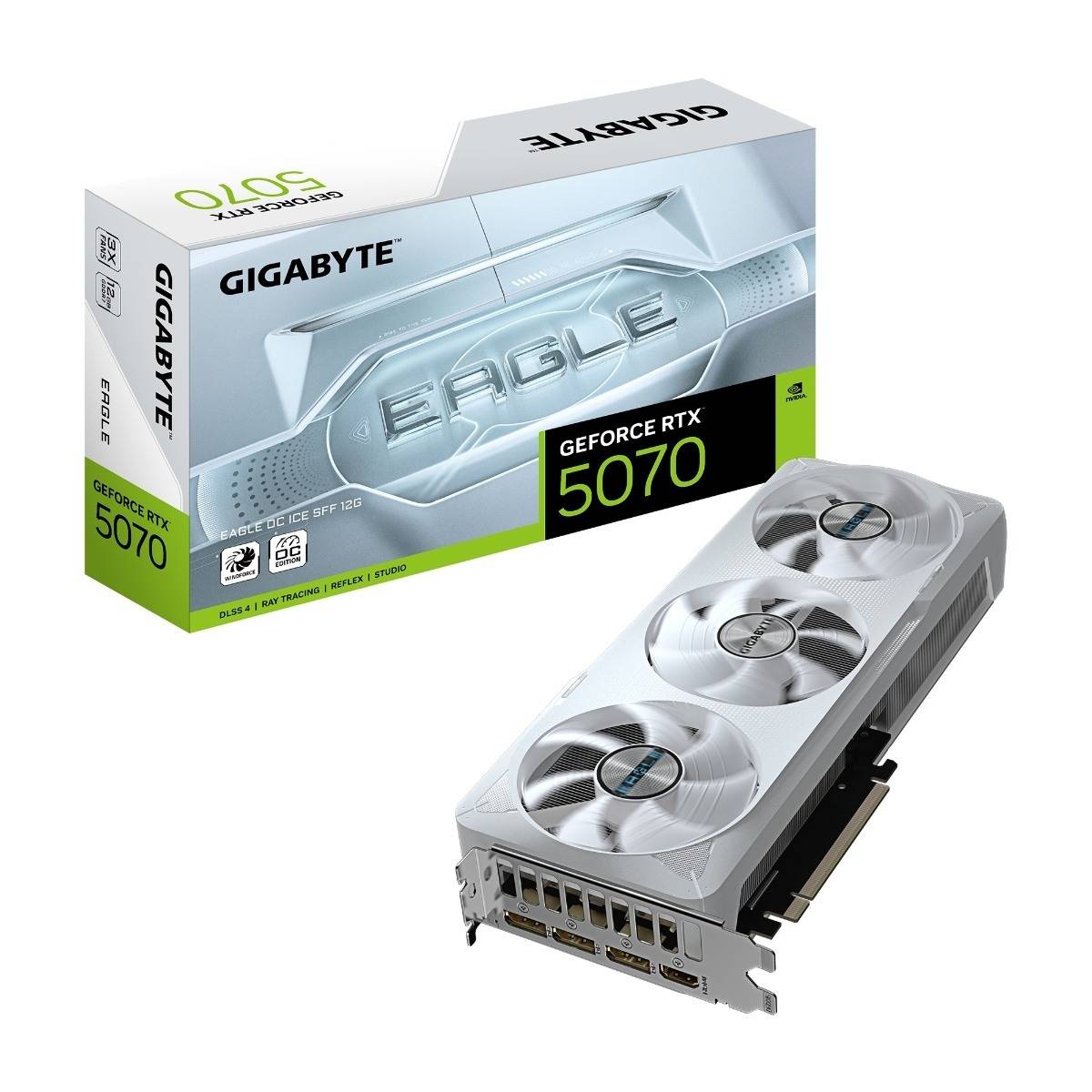 GIGABYTE GeForce RTX 5070 EAGLE OC ICE SFF 12 GB grafikkort