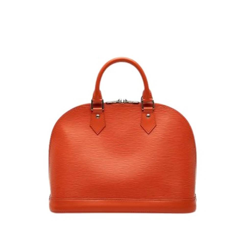 Louis Vuitton Vintage Pre-owned Laeder louis-vuitton-tasker - Vintage - Dame - Orange - ONE SIZE -