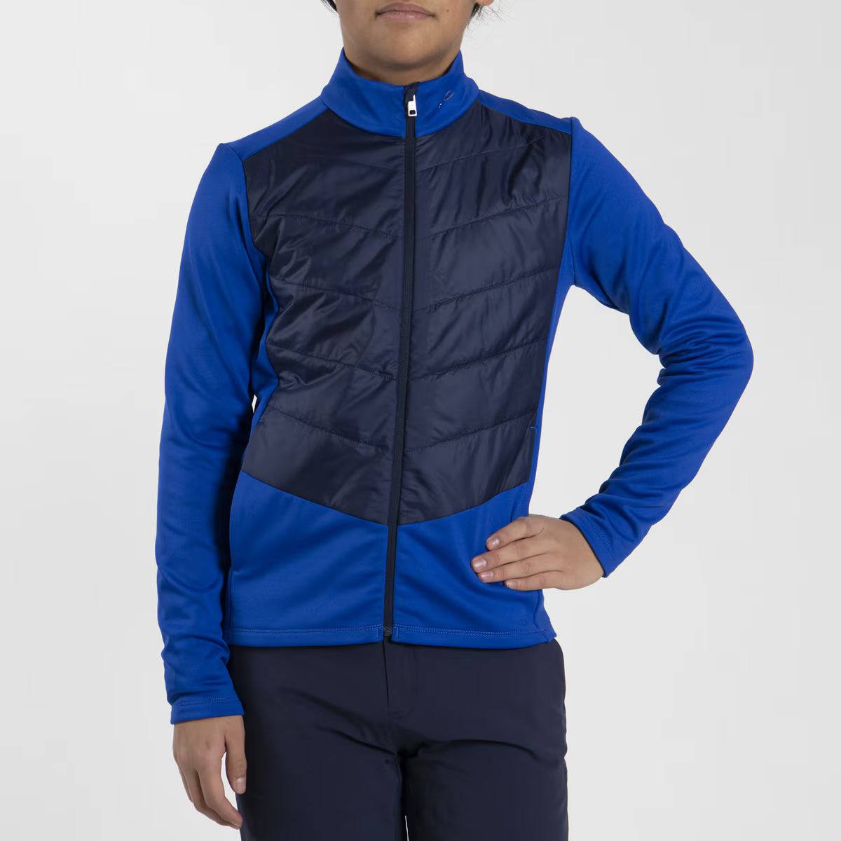 KJUS Boys' Chase Midlayer Jacket Børn - Trailblazer/Atlanta Blue - Trailblazer/Atlanta Blue / 164