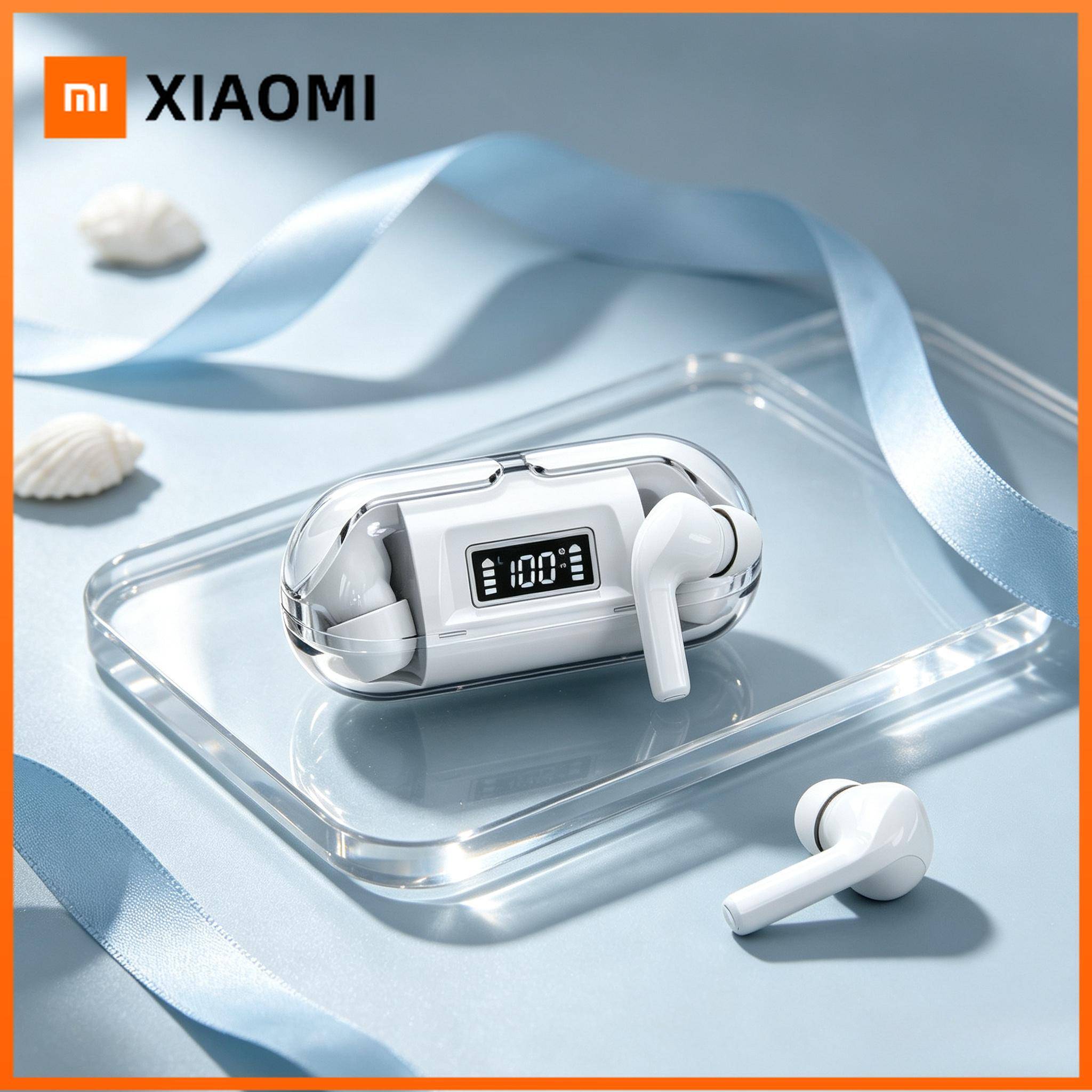 Xiaomi TWS Wireless TWS Bluetooth Earphone with LED Display Touch Noise Canceling Earbuds Sports Music Game Headset Waterproof grön