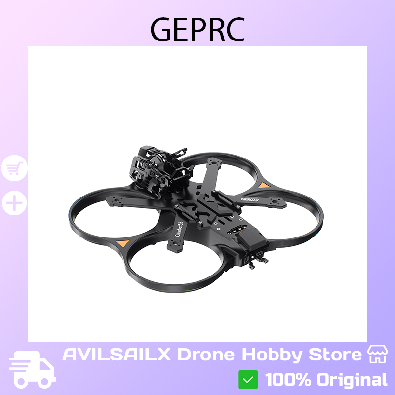 GEPRC GEP-CT35 3.5" Cinewhoop Frame Compatible DJI O4 Pro FPV Cine Drone Frame Parts for Indoor Outdoor Cinematic Flight