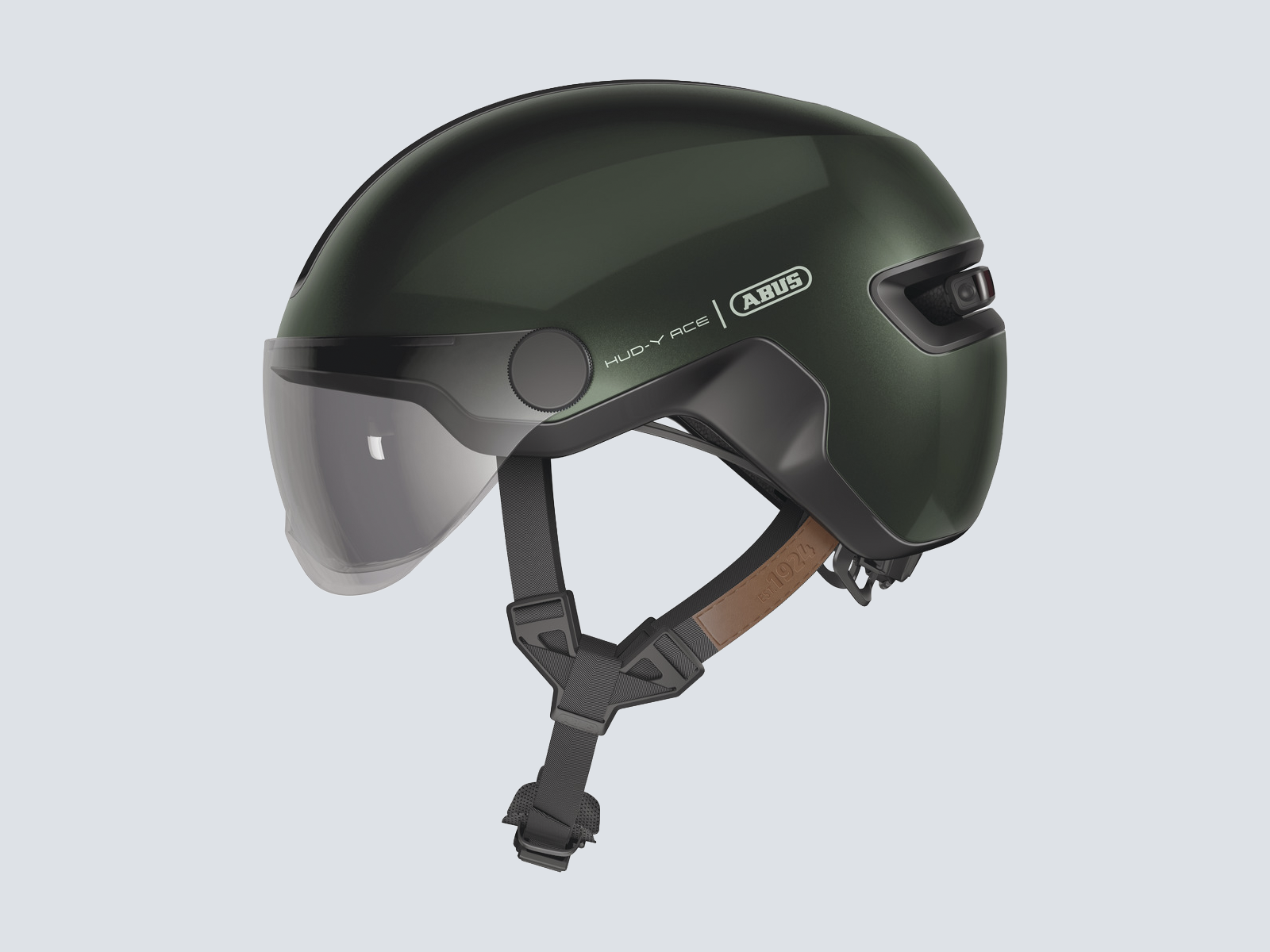 Abus HUD-Y ACE - Large (57-61 cm) / Moss Green