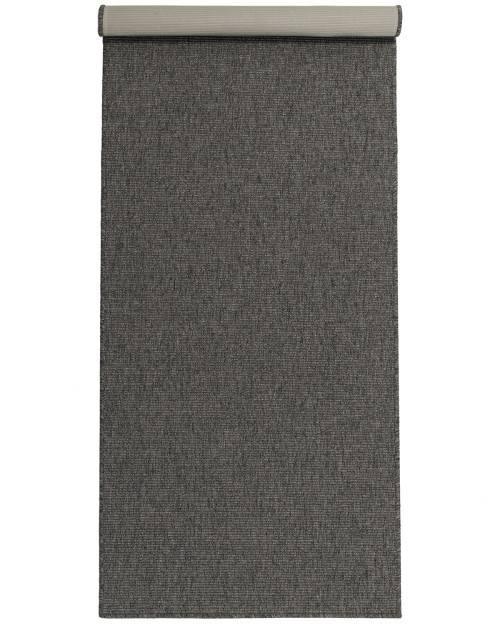 Zorro mörkgrå - gångmatta på metervara - 100 cm bred - Mörkgrå (100 cm)