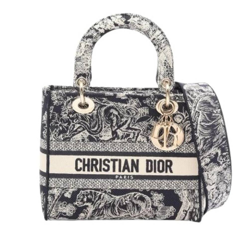 Dior Vintage Pre-owned Vintage Håndtaske - Vintage - Dame - Blå - ONE SIZE -