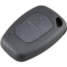 Universal 2 Buttons Remote Car Key Shell Vehicle Keys Case Straight Head No Blade For Renault Remote Control Key Cover Case