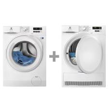 Electrolux Efi611w84w + Edi610w83w Tvätt+Tork Paket