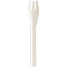 Duni pap engangsgafler L: 16 cm 10-pak - hvid (På lager i varehus)