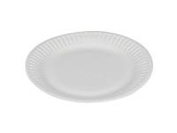 (ComputerSalg) Paptallerken, ABENA Gastro, Ø15cm, hvid, pap - (20 stk.)