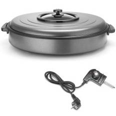 Elektrisk stegepande til stegning og bagning 55cm 1600W - Hendi 239605