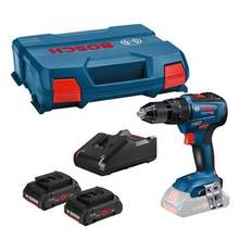 GSB 18V-55 18V Li-ion Coolpack Brushless Cordless Combi Drill, 2 x 4.0Ah Li-Ion Batteries