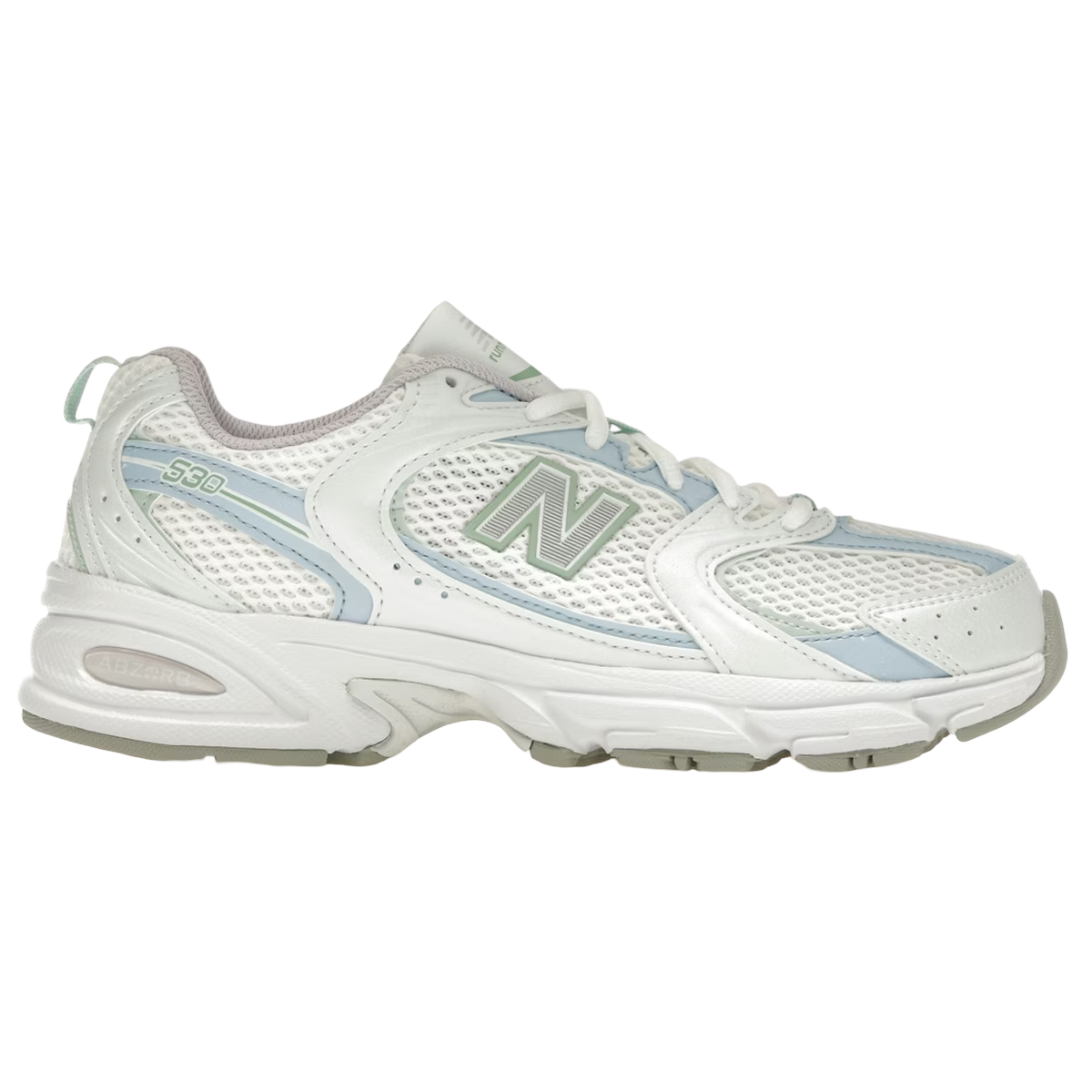 New Balance 530 White Light Chrome Blue Clay Ash - 37