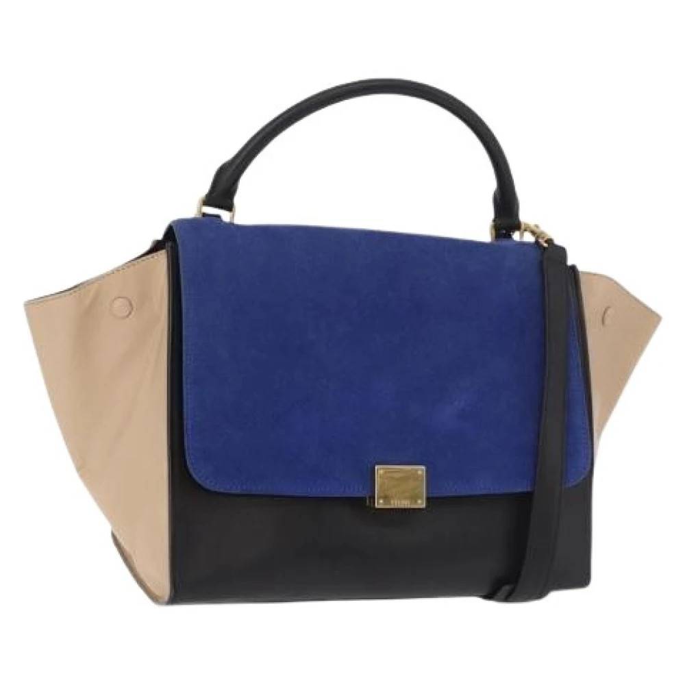 Celine Vintage Pre-owned Vintage Håndtaske - Vintage - Dame - Flerfarvet - ONE SIZE - Uld