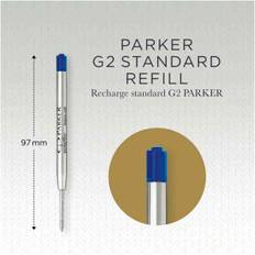 Parker Ballpen refill Quinkflow M Blue 10-Blister