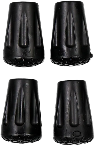 Everest Walking Pole Tip Tillbehör Black - 2 PAIRS