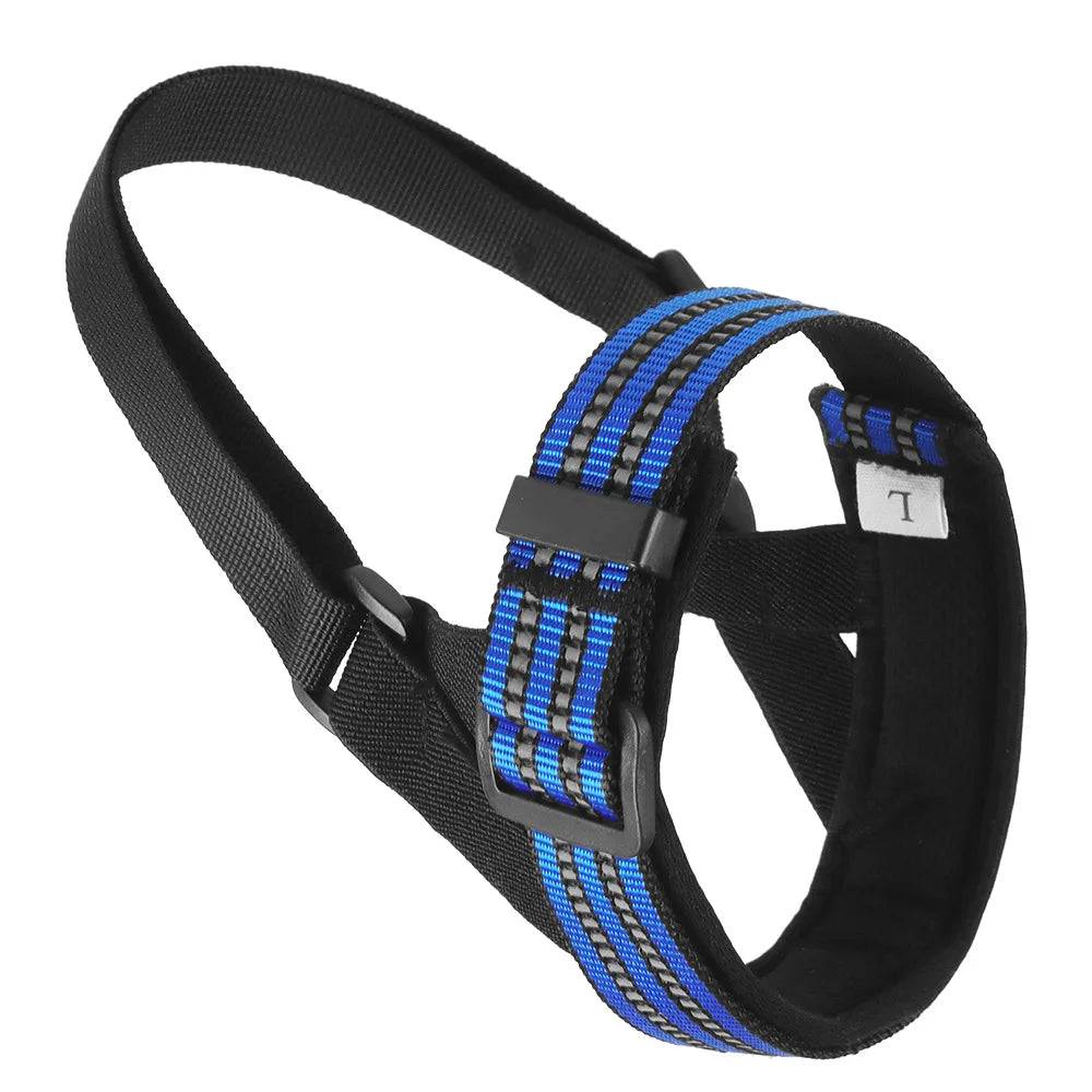 Reflective Tactical Dog Muzzle for Medium & Large Dogs - Blue / M / SPC (M)