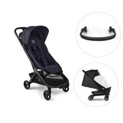 Bugaboo Butterfly 2 med Bygel och Regnskydd - Black/Deep Indigo