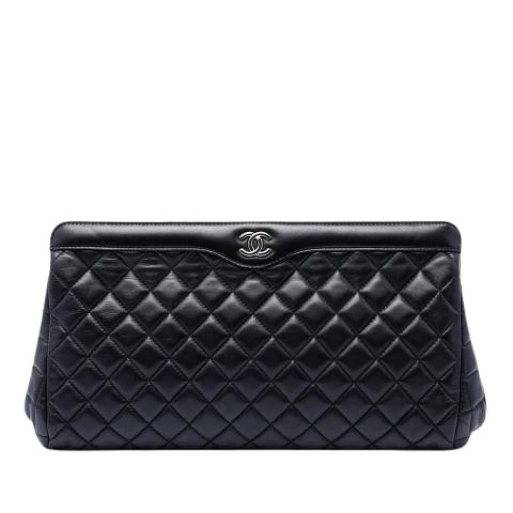 Chanel Vintage - Pre-owned Quilted Lambskin Clutch Vintage - Dam - ONE Size - Läder