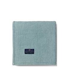 LEXINGTON HOME Flowers Jacquard Organic Cotton Bedspread |Blå |260X240