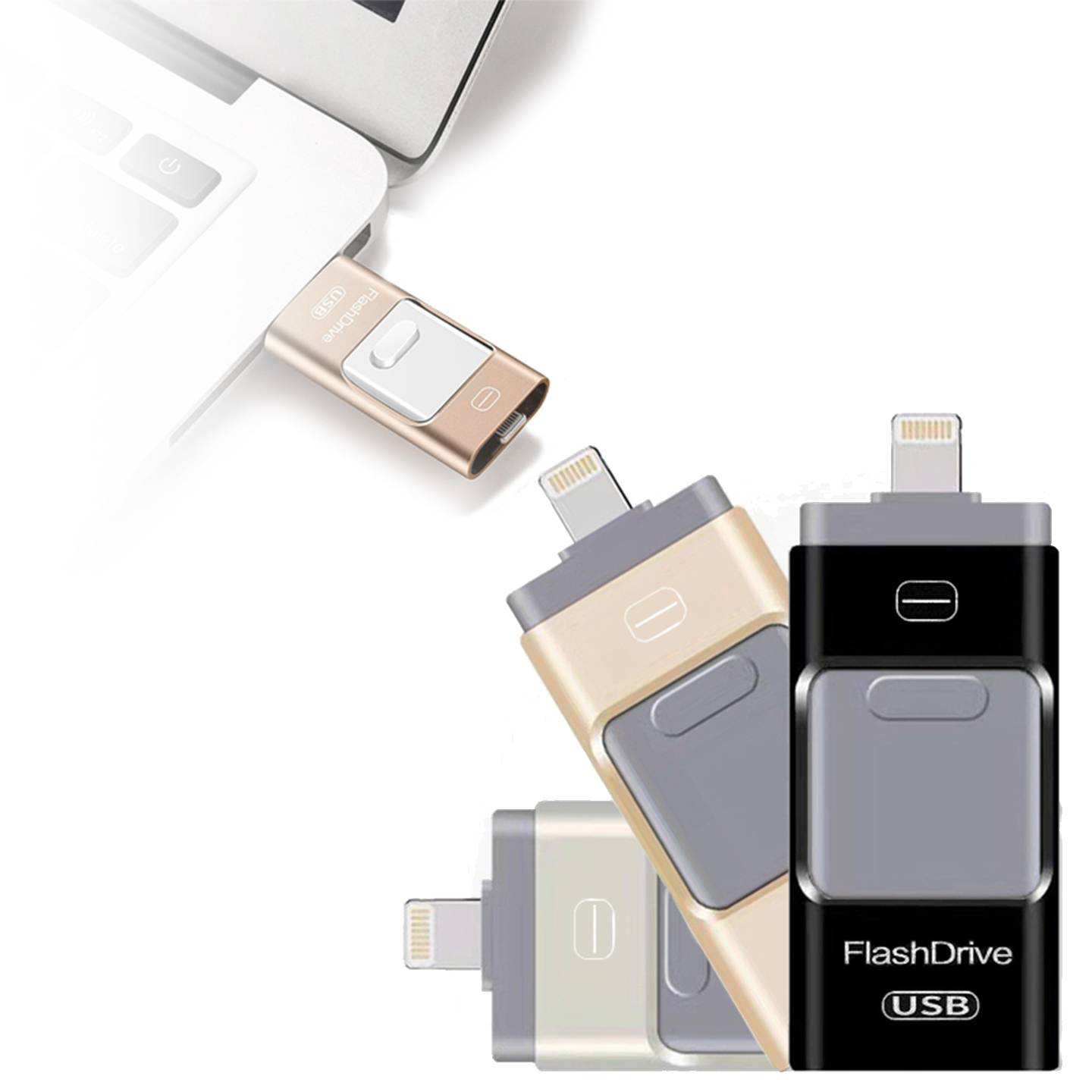 USB-minne för Android och iPhone 16GB, 32GB och 64GB