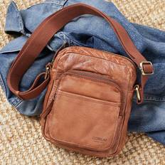 Corium - Crossbody unisex taske cognac - Leather by Corium