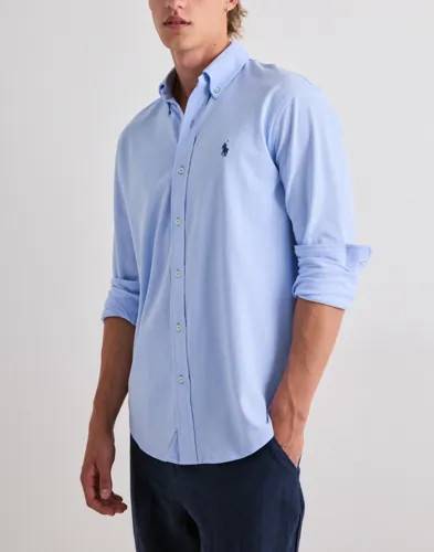 Polo Ralph Lauren Featherweight Mesh Shirt Vardagsskjortor Blå - Small